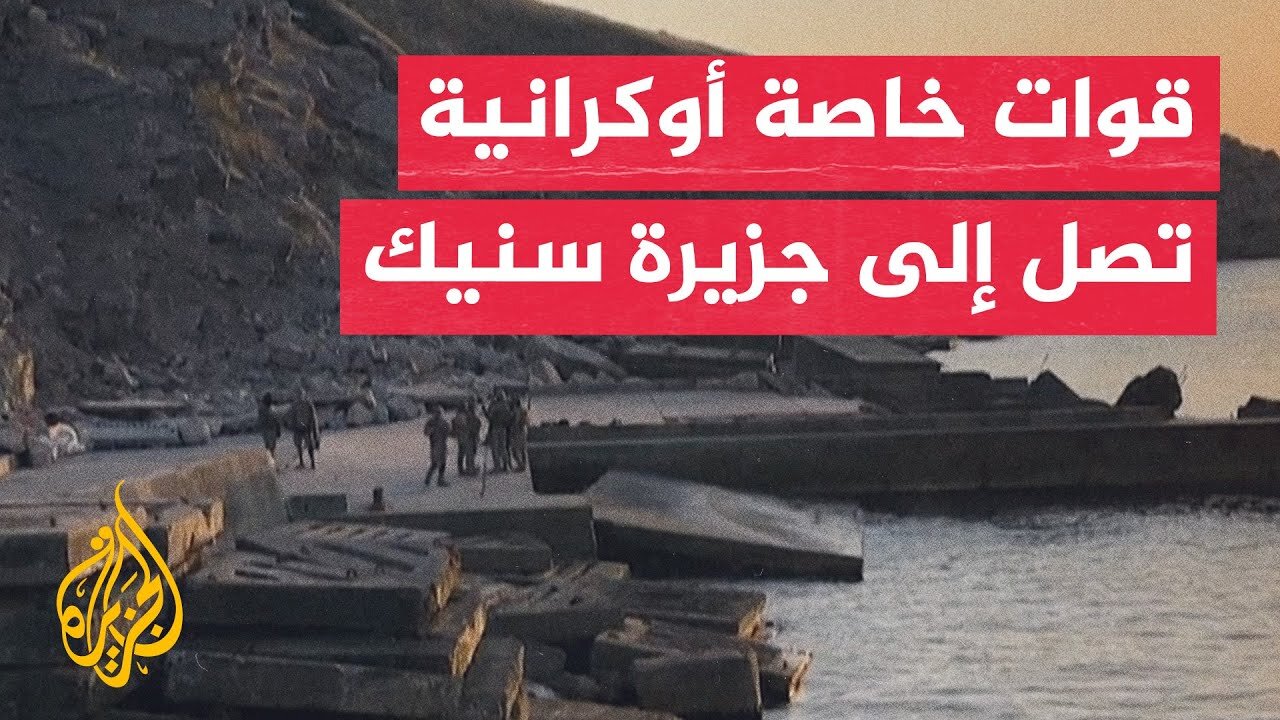 قوات أوكرانية خاصة تزور جزيرة سنيك بالبحر الأسود