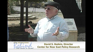 David Bedein, Israel Resource News Agency, in Kfar Etzion, Israel March 2012