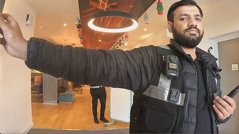 INTERNATIONAL FOOTBALLER AT THIS MIGRANT HOTEL!