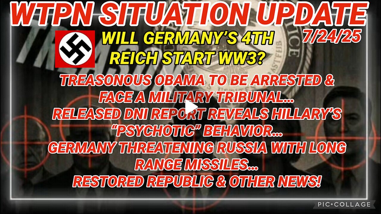 SHituation UPDate - 07/24 - [PLEASE ARREST OBAMA & his Gang]