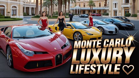 Monte Carlo Luxury Lifestyle 👗💎 Beautiful Girls, Supercars & Yachts