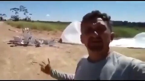 Two Men come across a fallen NASA Satellite.