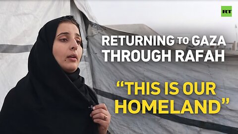 Palestinian woman explains why she came back to Gaza
