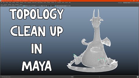 Topology Clean Up in Maya