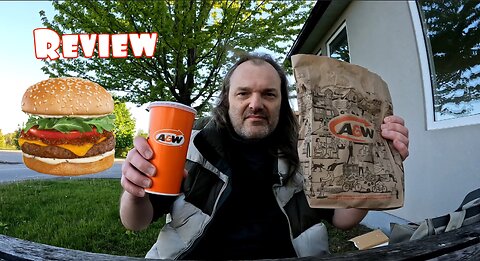 A&W Restaurant New Steakhouse Teen Burger Limited Time Only with Bacon Jam Review