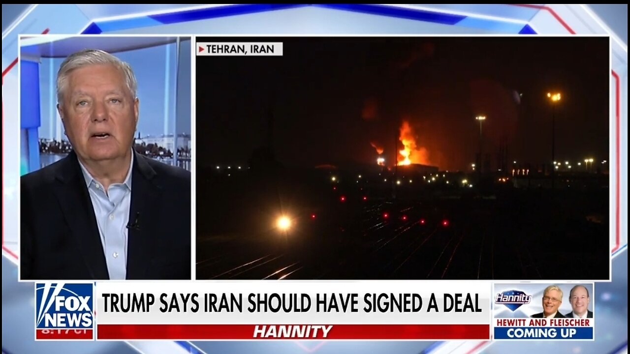 Sen Lindsey Graham on Iran: Trump Is The Right Guy At The Right Time