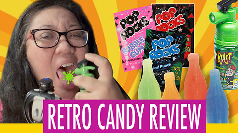 Hawaii Gen Xer Reviews Wax Candy, Pop Rocks and Sour Spray (All While Trying To Be A Mom) ASMR