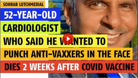 Karma Alert - Doctor Who Said He Wanted To Punch Aniti Vaxers Dead From Covid Vaccine