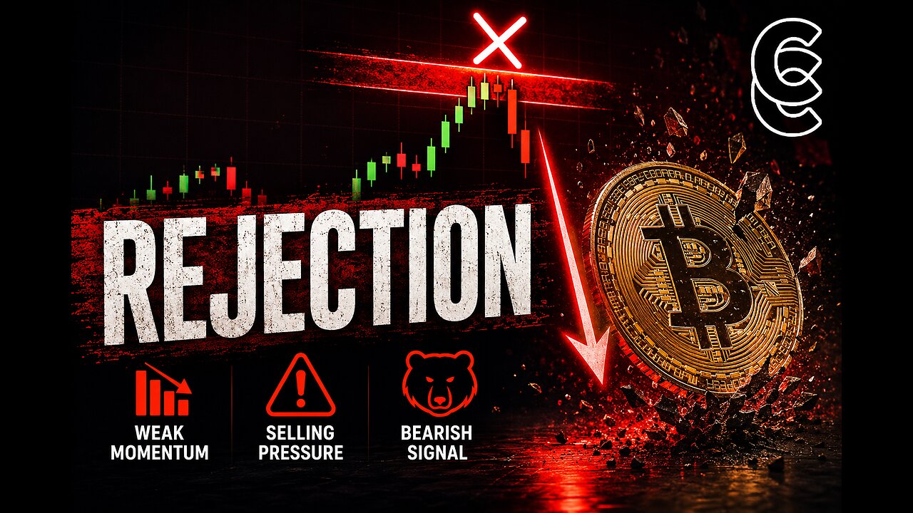 Bitcoin Rejection As Expected