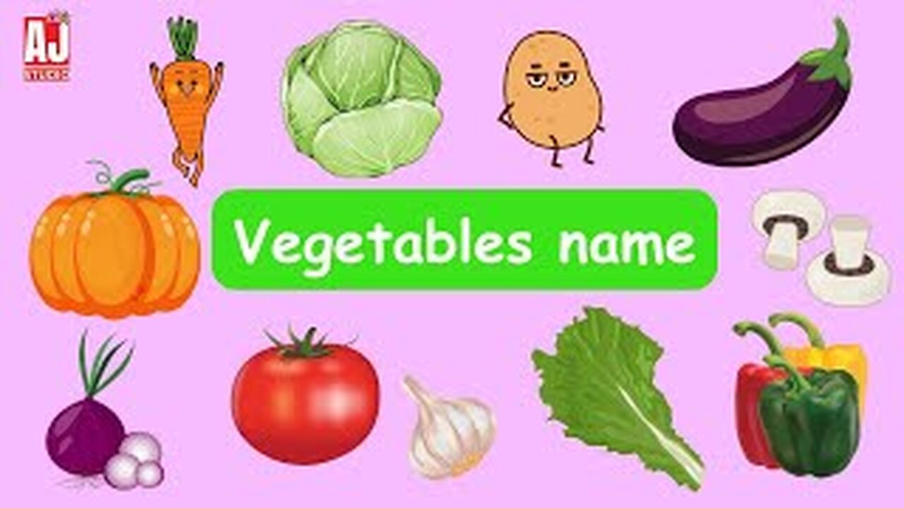 Vegetables Name Song 🥕🥦 | Learn Vegetables with Fun 😊