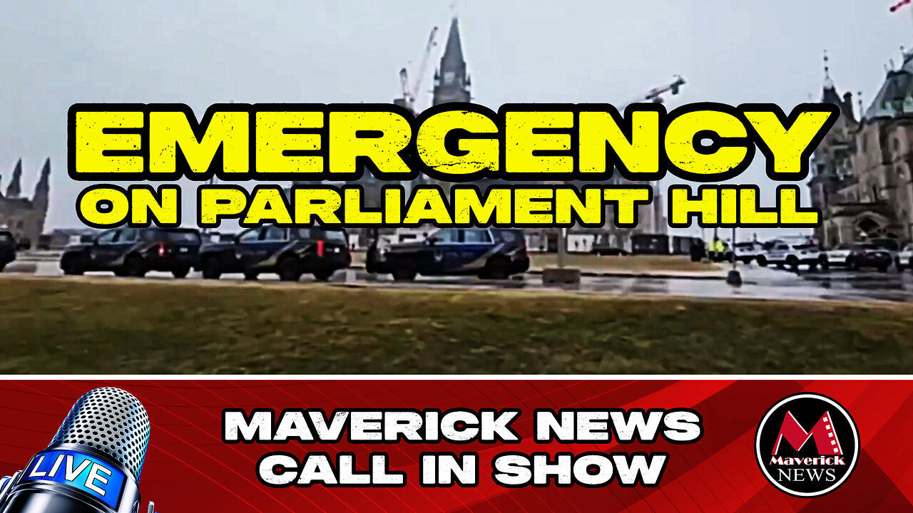 Emergency Lockdown Canadian Parliament - Man Barricaded | Maverick News LIVE
