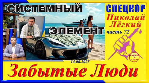 СИСТЕМНЫЙ ЭЛЕМЕНТ-ч.72 СПЕЦКОР Николай Легкий