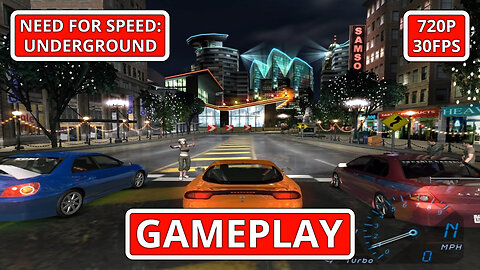 Need for Speed: Underground: Gameplay - (PC HD) [720p30FPS]