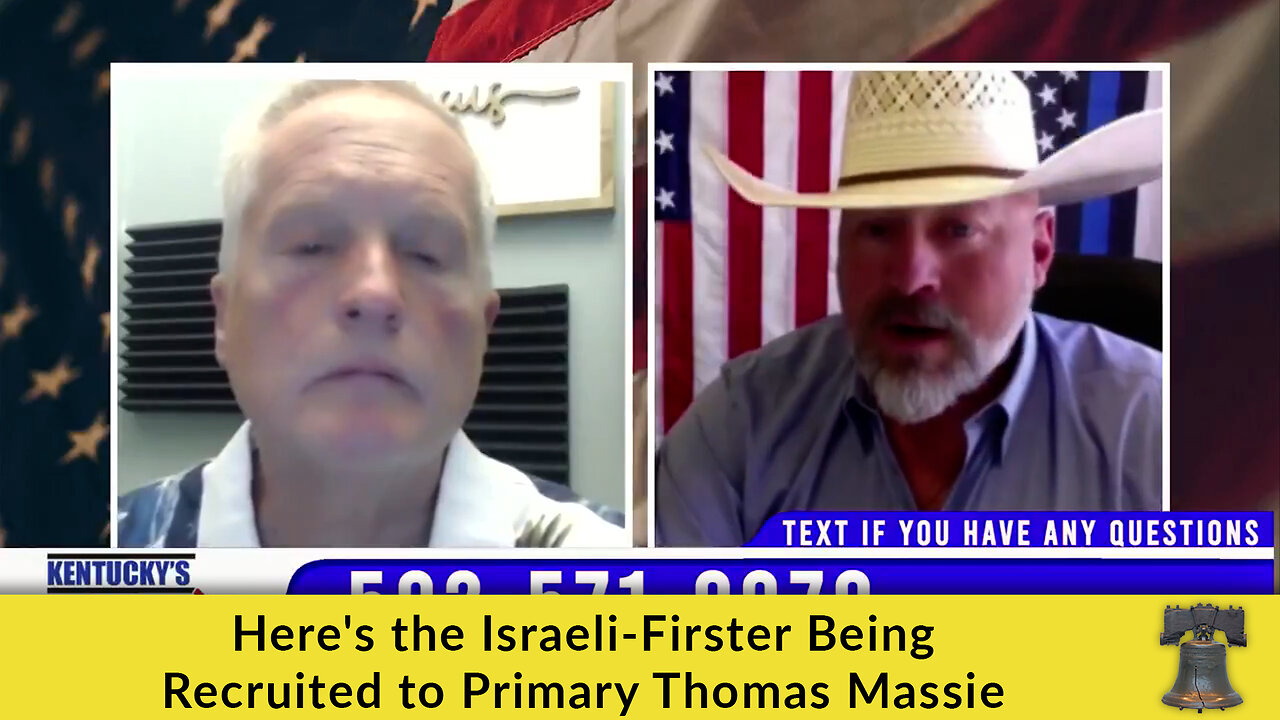 Here's the Israeli-Firster Being Recruited to Primary Thomas Massie