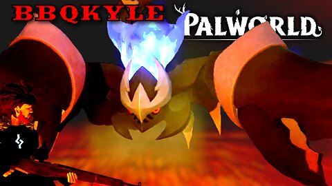 Fighting a Huge Scorpion - Palworld