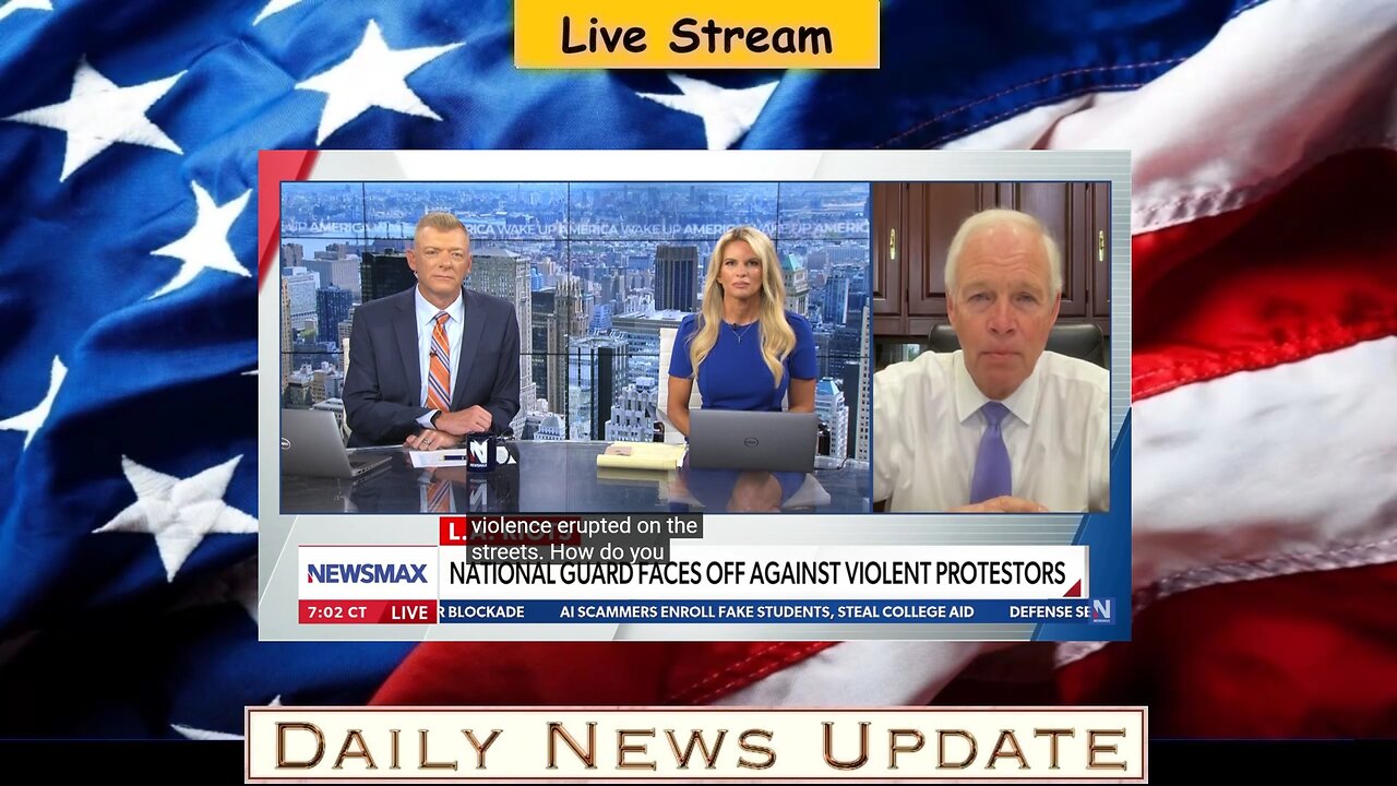 x374b: Newsmax - Strong law enforcement presence needed to prevent violence: Sen. Ron Johnson