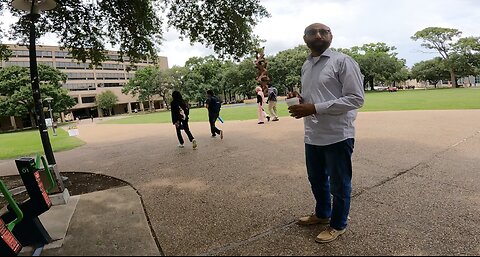 University of Houston: Preaching During Summer Session, Police Called Out, Speaking with A Muslim Who Seems To Have a Soft Heart, Exalting Jesus Christ