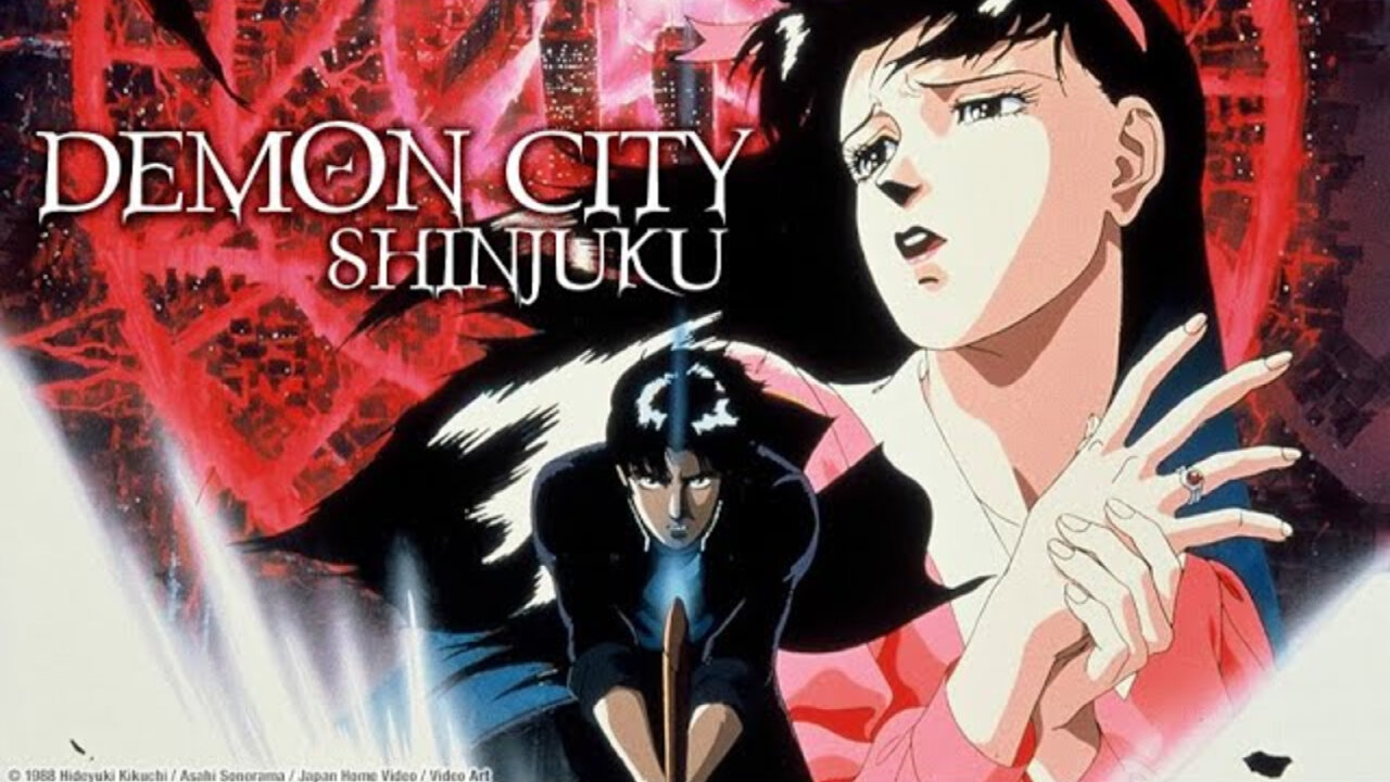 Demon City Shinjuku (1988) English Dub Animation, Action, Fantasy