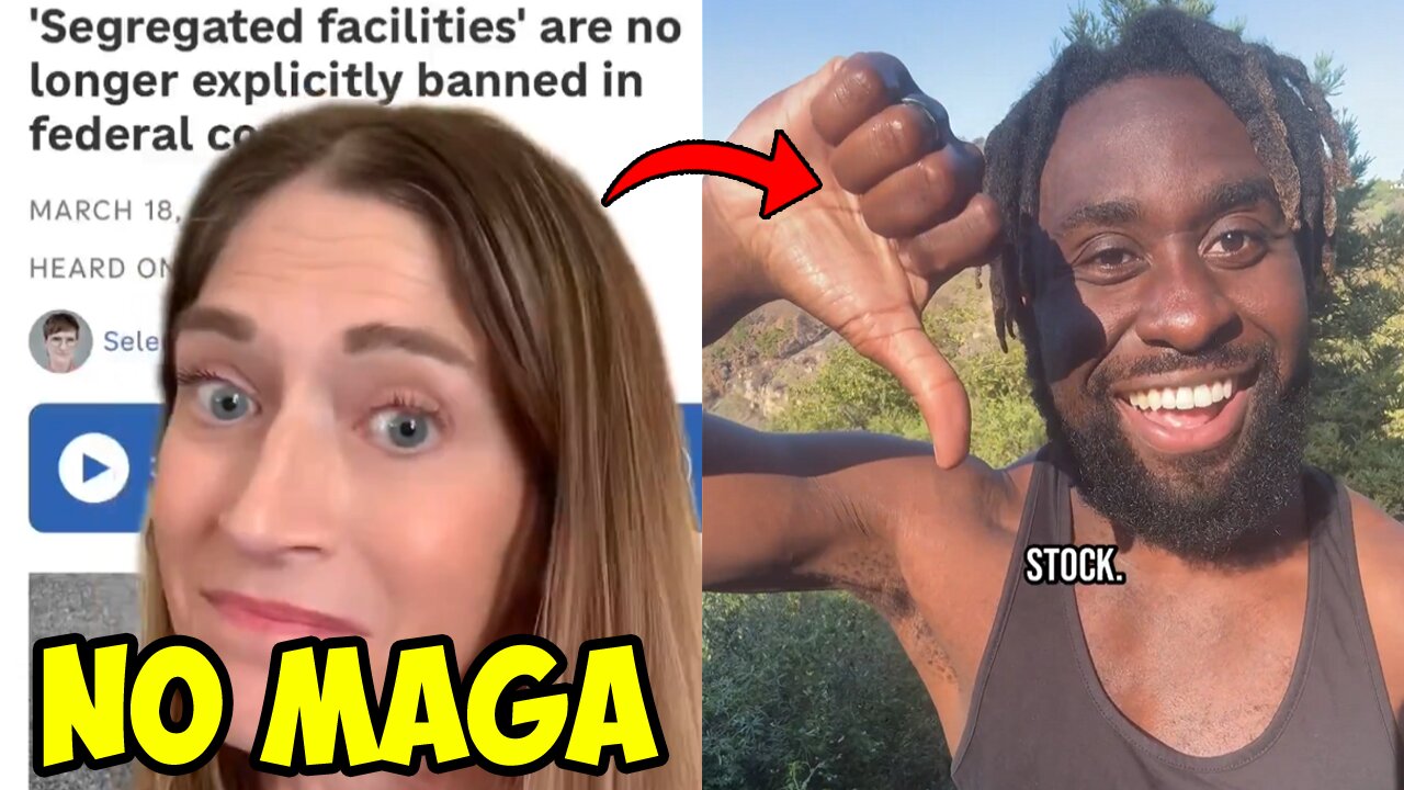 This lady calling for segregation for MAGA.
