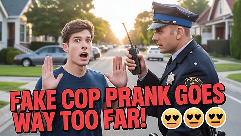 Pretending to Be a Cop – You Won’t Believe Who We ‘Arrested’! 🚔😳