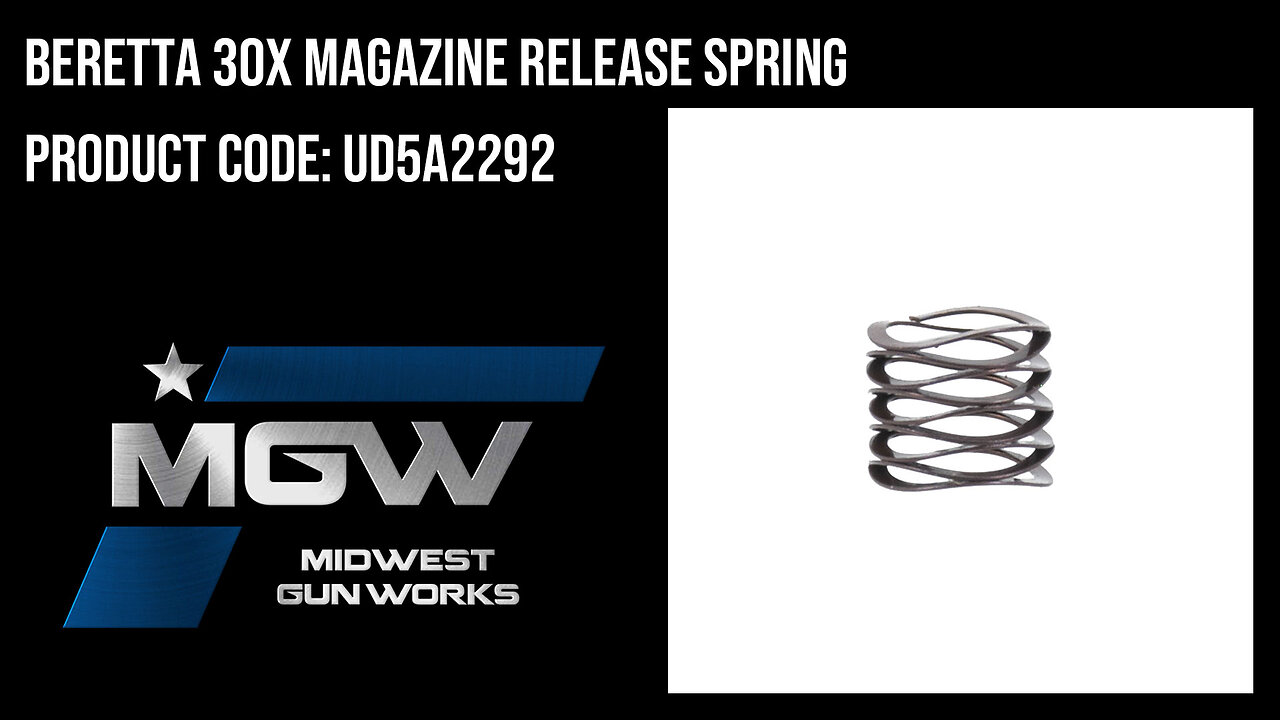 Beretta 30X Magazine Release Spring - UD5A2292