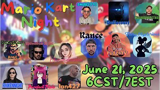 Irritating Ian is LIVE! MarioKart Night with SMAY!