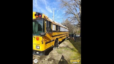 2001 Diesel Thomas Built Bustaurant Mobile Kitchen Food Truck for Sale in North Carolina!