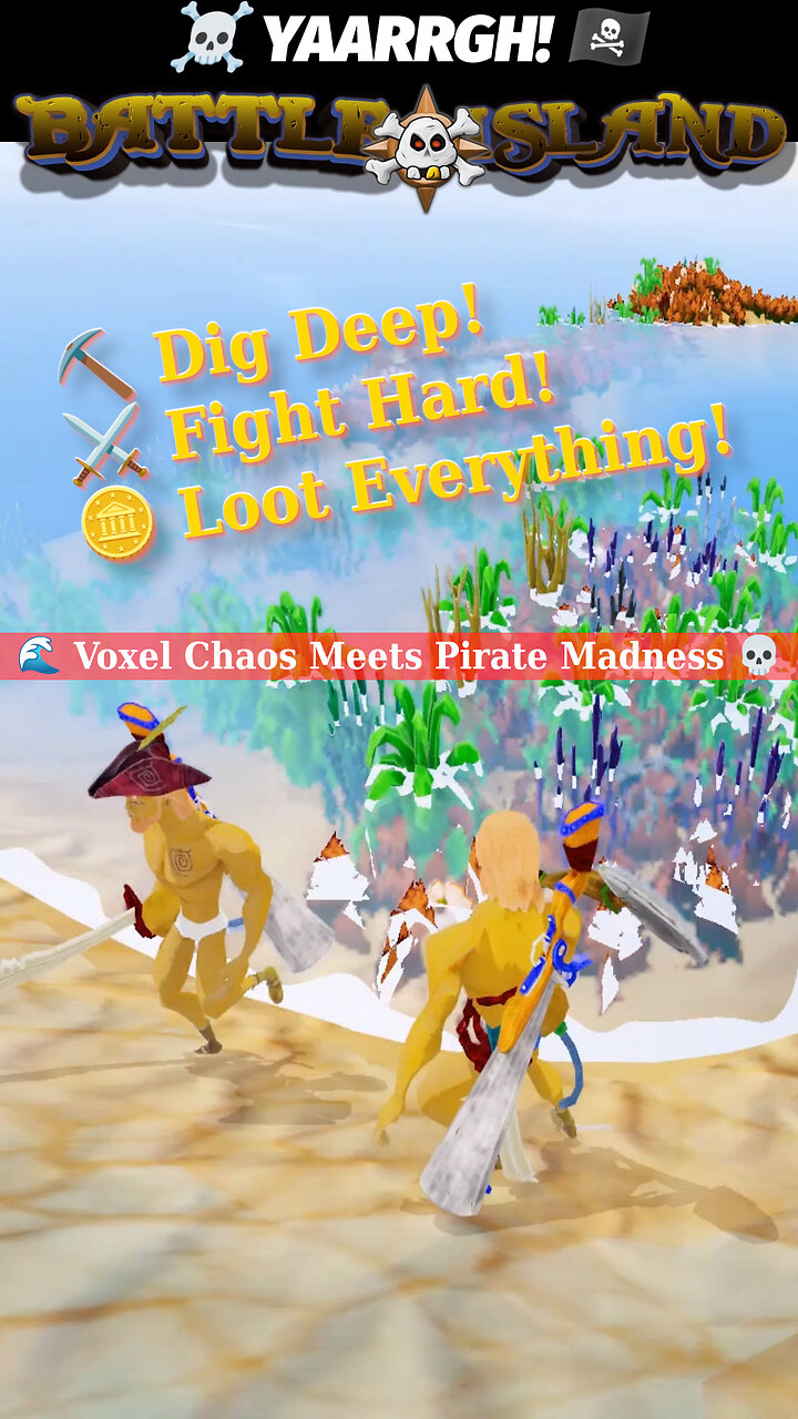 โ ๏ธ YAARRGH! ๐ Voxel chaos meets pirate madness ๐ช #games #gamer #gamers #gaming #voxels #gameshorts