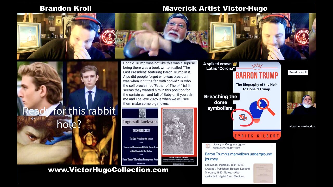 Brandon Kroll Victor Hugo Black Captain America Baron Trump Ingersoll Lockwood The Last President