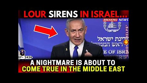 🔴LOUD SIRENS HEARD IN ISRAEL🚨 THE ELAM PROPHECY👆Prophetic Word Today