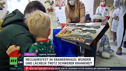 Neujahrsfreude für Kinder im Lugansker Krankenhaus