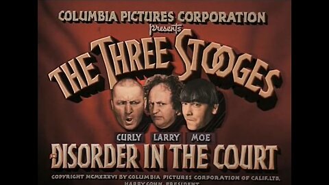 Disorder in the Court| The Three Stooges: Color