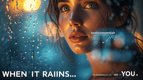 💧 When It Rains, I See You | Emotional English Love Song (Official Video)