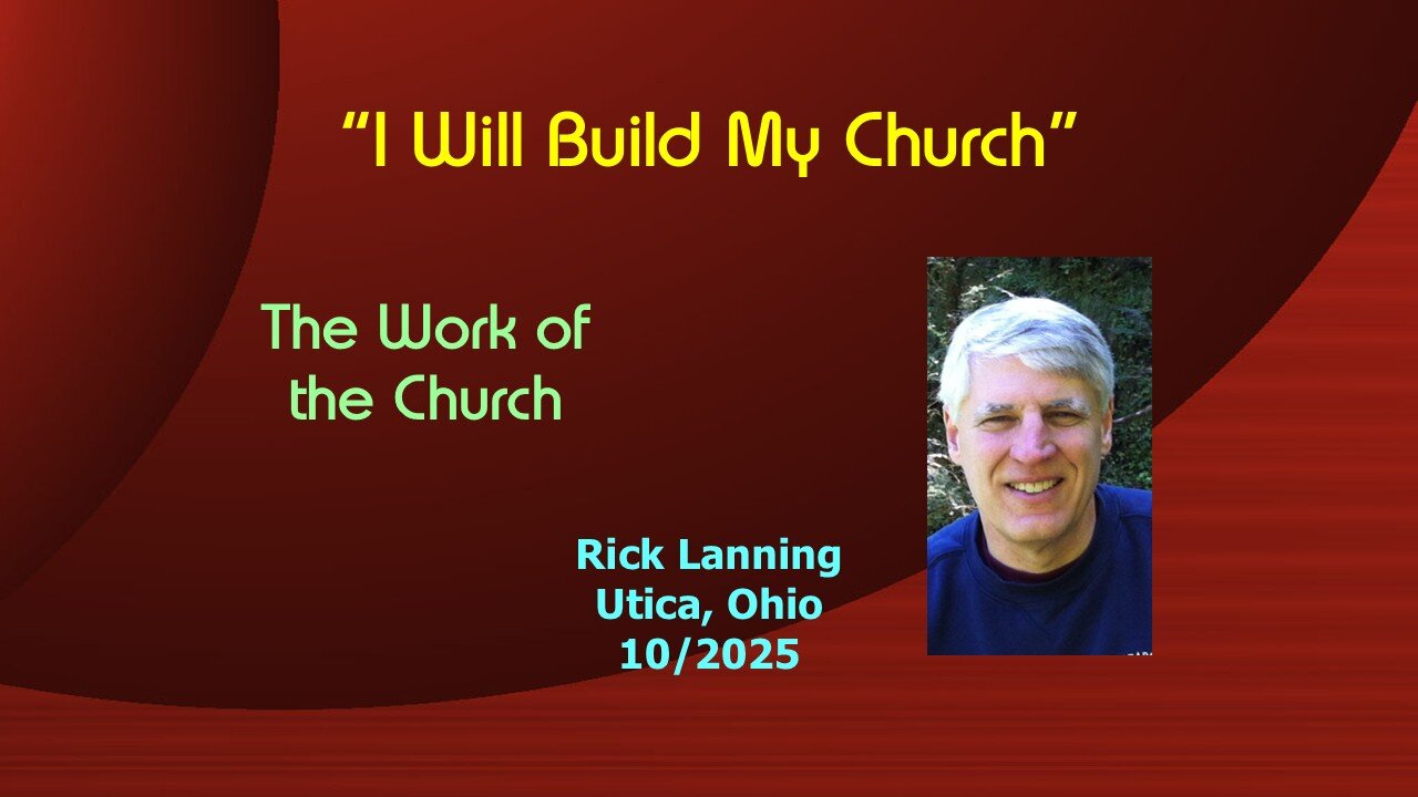 Video Bible Study: Church Work