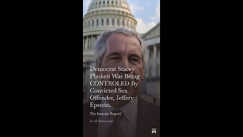 Democrat Stacey Plaskett Was Being CONTROLED By Convicted Sex Offender, Jeffery Epstein.