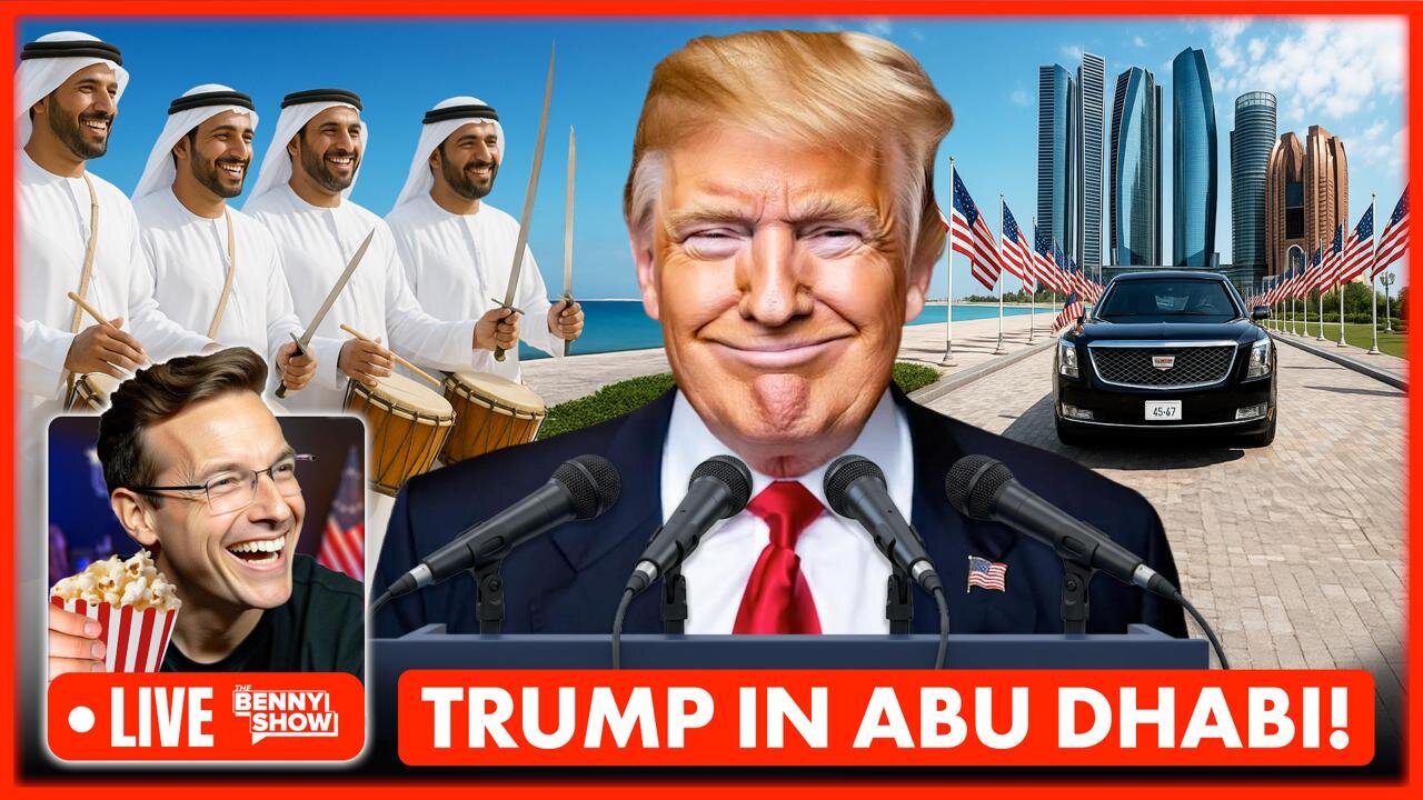 🚨Trump Welcomed Like King to UAE with EPIC Airshow & Camel Motorcade LIVE Right Now, US Secures $3T