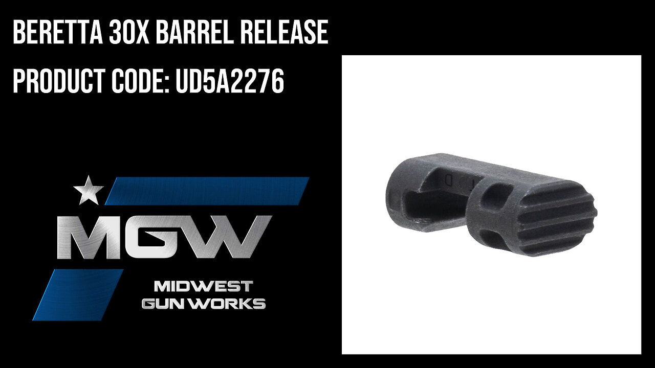 Beretta 30X Barrel Release - UD5A2276
