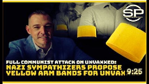 "Proposal for Yellow Arm Bands for Unvaccinated by Nazi Sympathizers!"