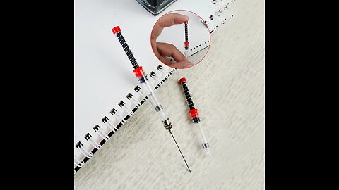 2-Pack Fountain Pen Ink Syringe Filler, with Removable Blunt Needle Tip