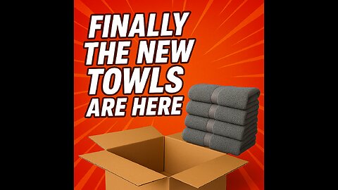 I Finally Got New Towels! (Husky Puppy Attack!) Unboxing & Chaos