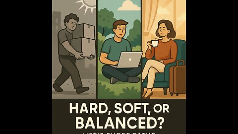 📌 "Life’s Three Paths: Hard, Soft, or Balanced — Which Will You Choose?"