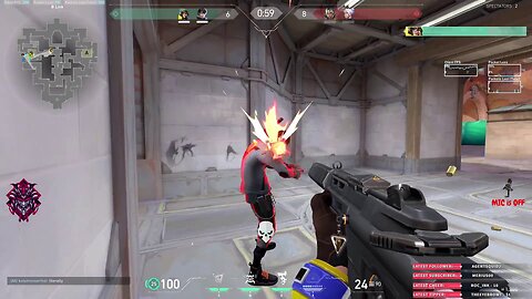 When the lurking works and you win the round in Valorant