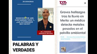 Dr. Leonardo González Bayona en palabras y verdades: "Genocidio por aire"