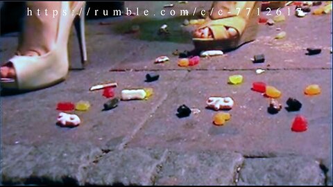 Candy crushing high heels and wedges