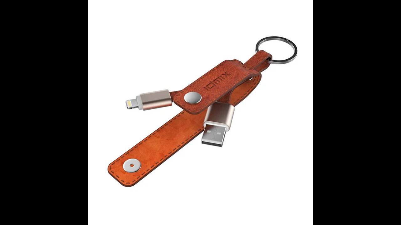 Everyday Carry Lightning Cable on Keychain - Carry Charging Cable around