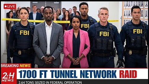 FBI & ICE RAID Tunnel Under Somali Attorneys’ Minneapolis Mansion — 2.64 Tons, 96 Arrests