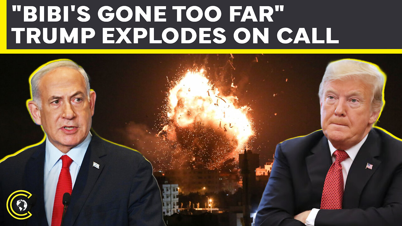 “I Gave You Everything” Trump Snaps At Netanyahu In Explosive Call As Houthis Attack Israel | CLRCUT