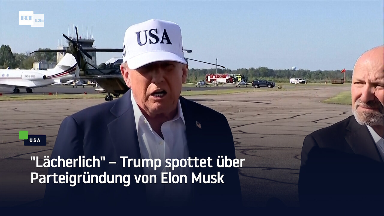 "Lächerlich" – Trump spottet über Parteigründung von Elon Musk