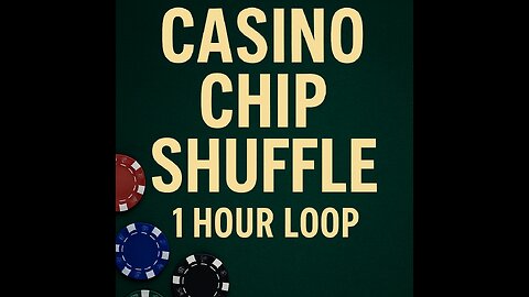Casino Chip Shuffling Sound | Satisfying Poker Loop | 1 Hour | cool_sounds_on_repeat