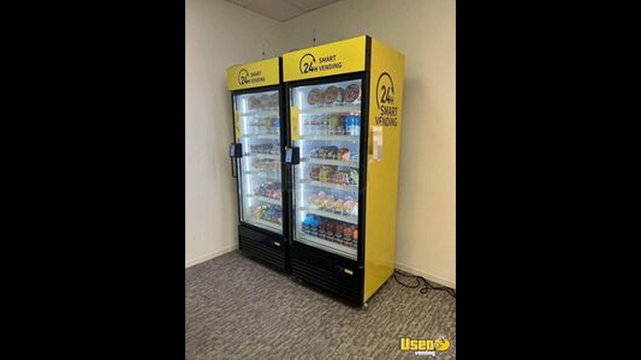 2025 Haha Vending Pro Smart Cooler Soda Vending Machine For Sale in Oklahoma!